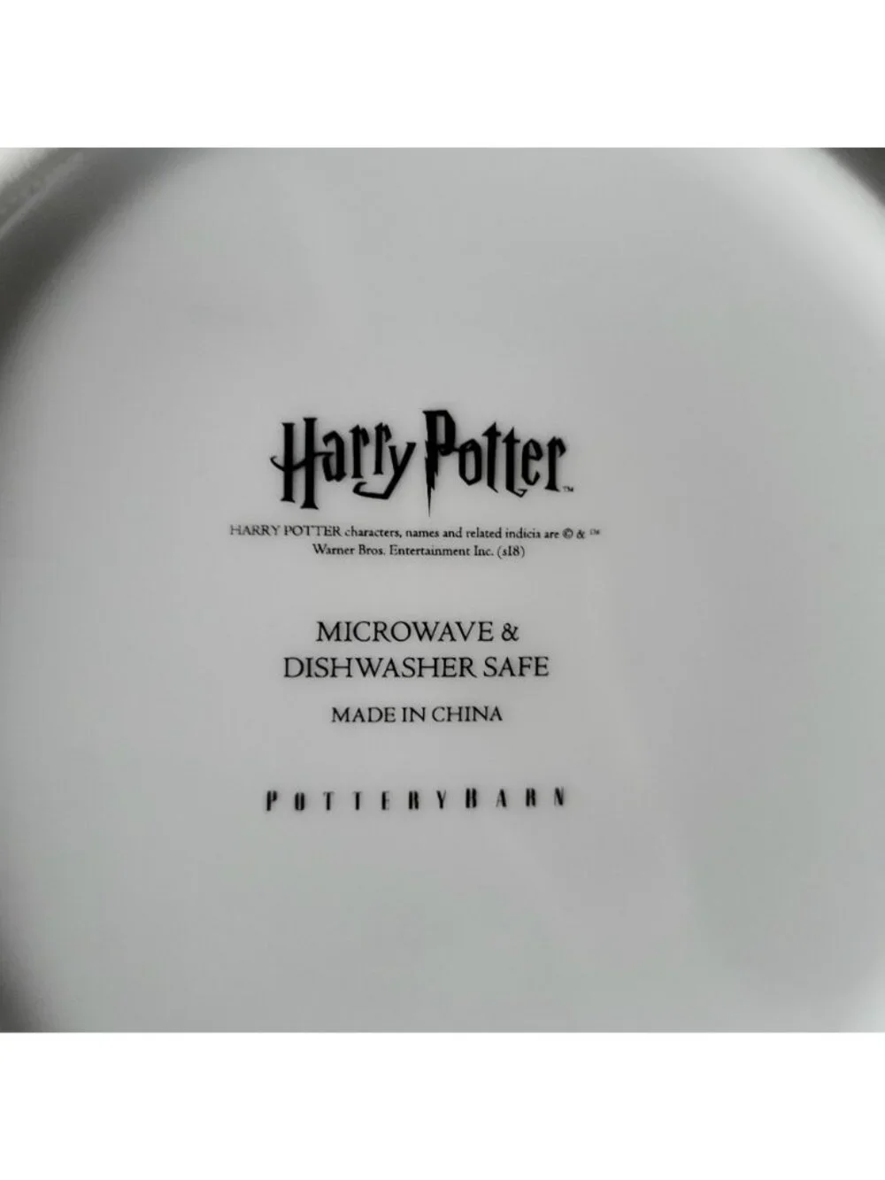 Pottery Barn Harry Potter Incantation Tid Bit Plate Salad Plate